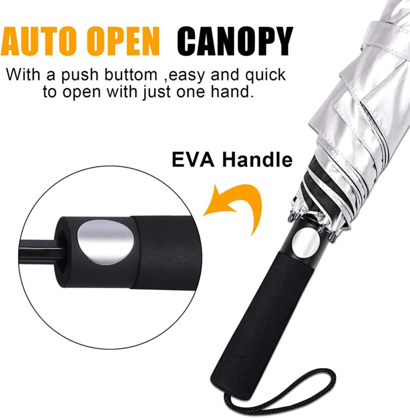 62 inch automatic uv protection portable oversized golf umbrella