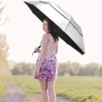 62 inch automatic uv protection portable oversized golf umbrella