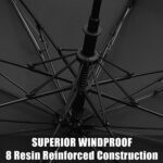 62 inch automatic uv protection portable oversized golf umbrella