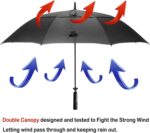 80 inch windproof oversized golf umbrella