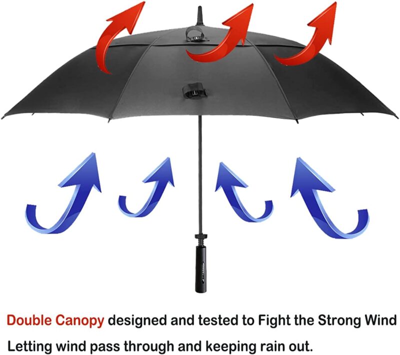 80 inch windproof oversized golf umbrella
