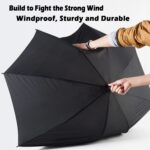 80 inch windproof oversized golf umbrella
