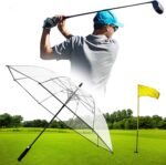 62 inch automatic oversized clear golf umbrella