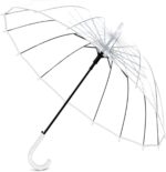 automatic windproof oversized clear wedding umbrella
