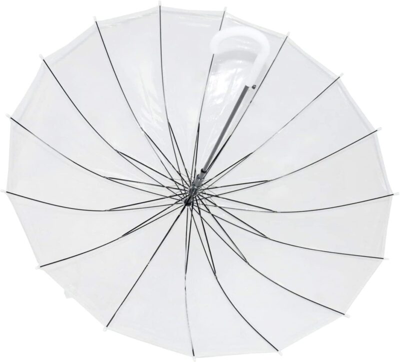 automatic windproof oversized clear wedding umbrella