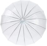 automatic windproof oversized clear wedding umbrella