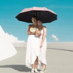 logo portable oversized folding umbrella