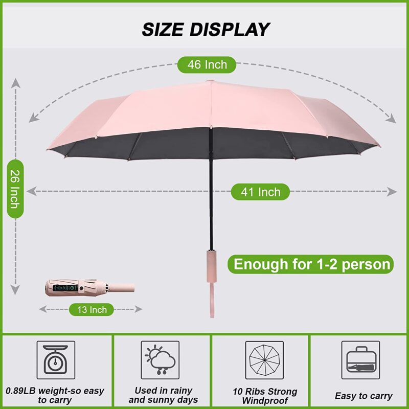 logo portable oversized folding umbrella
