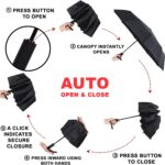 logo portable oversized folding umbrella