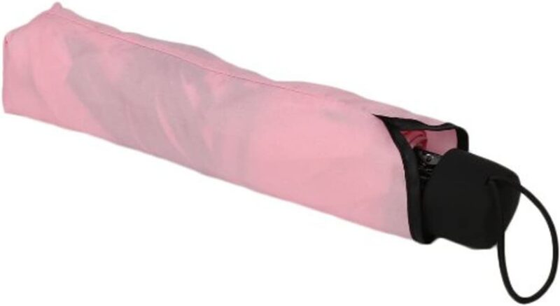 acefast inc dome parasol sun rain umbrella triple folding ruffled anti uv parasol pink