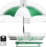 58 inch double canopy oversized golf umbrella