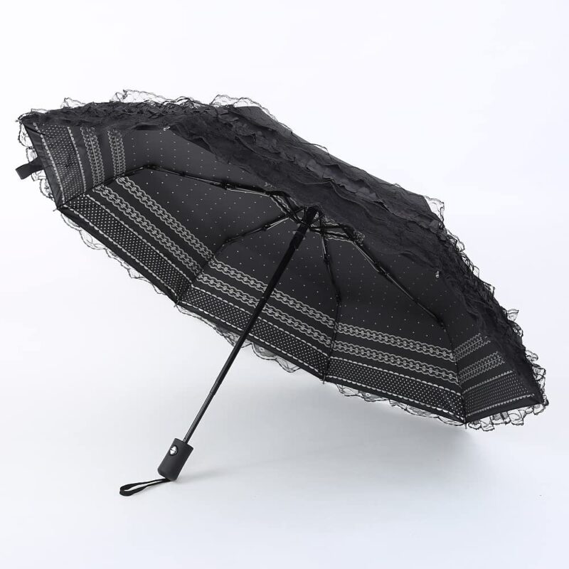 logo automatic uv protection folding umbrella