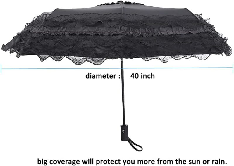 logo automatic uv protection folding umbrella