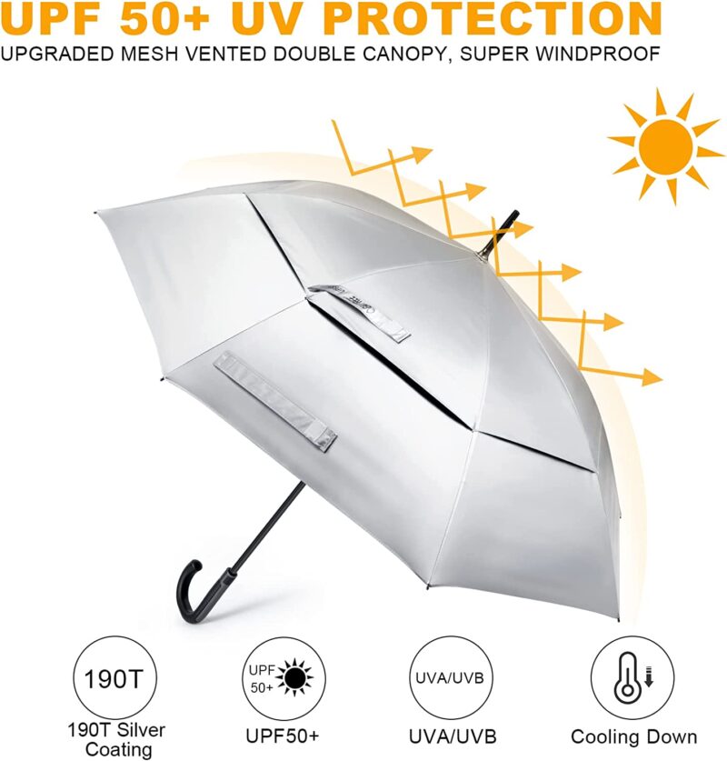 52 inch automatic uv protection umbrella