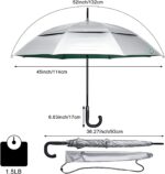 52 inch automatic uv protection umbrella