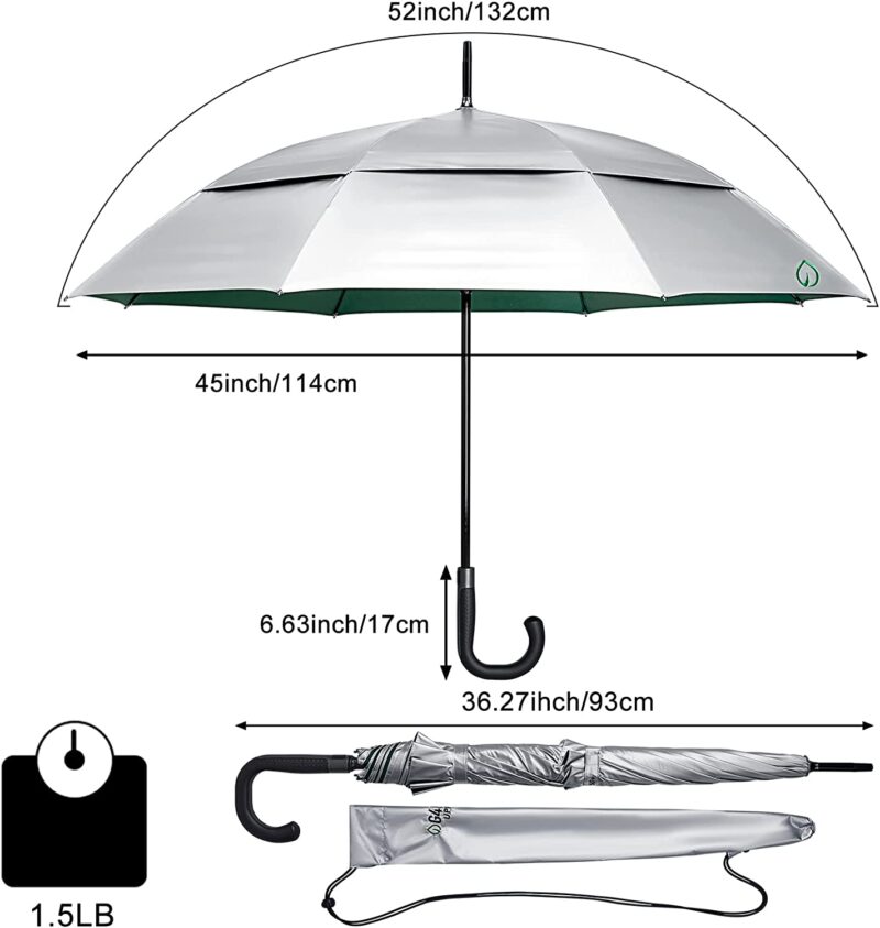 52 inch automatic uv protection umbrella