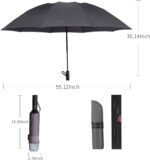 automatic windproof waterproof folding umbrella