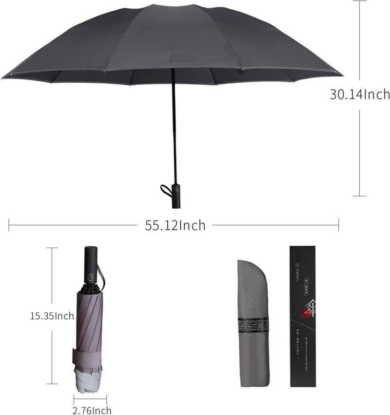automatic windproof waterproof folding umbrella