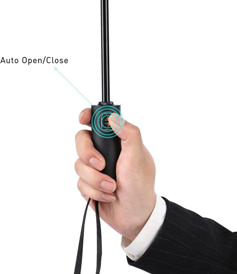 automatic windproof waterproof folding umbrella