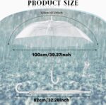 pack of 12 clear wedding umbrella