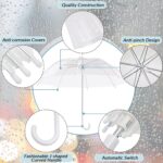 pack of 12 clear wedding umbrella