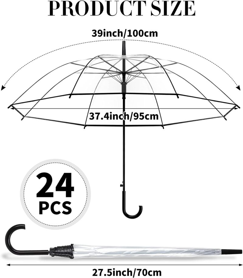 clear wedding umbrella