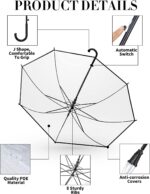 clear wedding umbrella