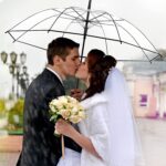 clear wedding umbrella