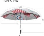 automatic windproof waterproof folding umbrella