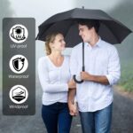 pack of 20 bulk 47 inch automatic windproof oversized umbrella