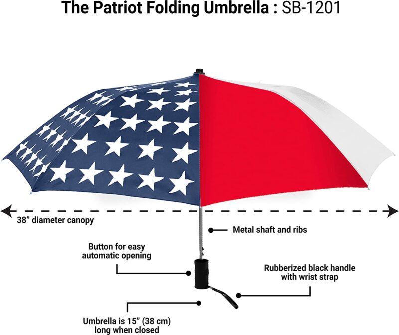 usa stromberg brand folding umbrella