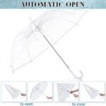 pack of 12 clear wedding umbrella