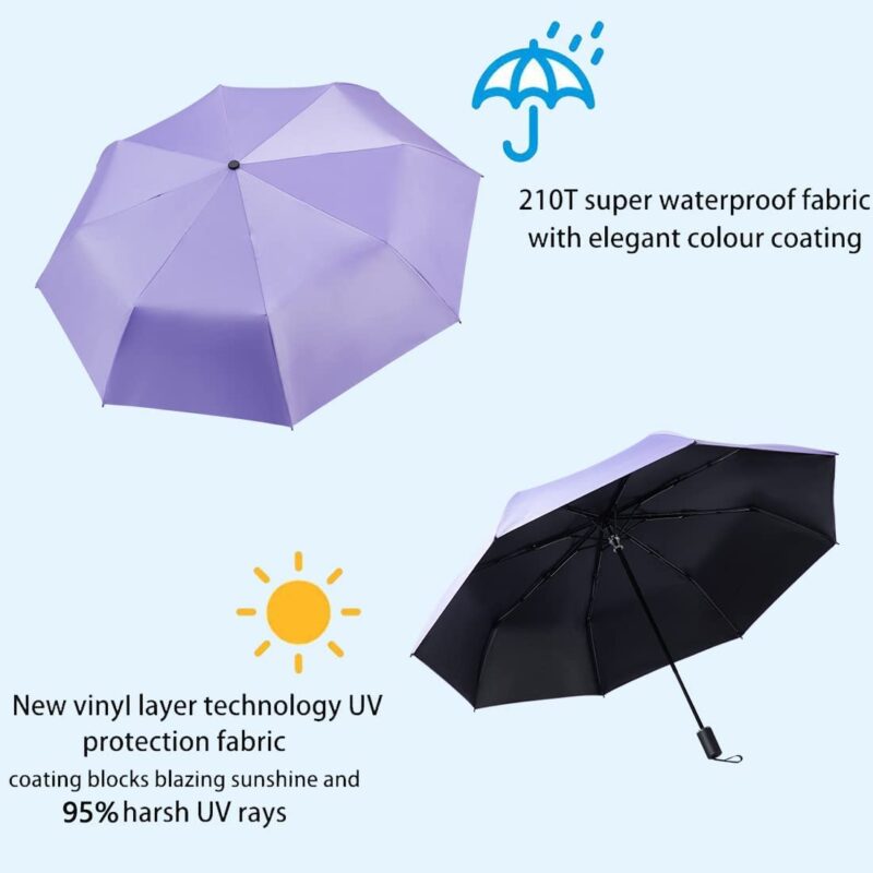 logo windproof compact waterproof parasol