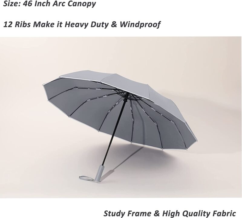 men windproof compact portable umbrella for car