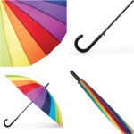 logo automatic oversized parasol