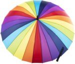 logo automatic oversized parasol