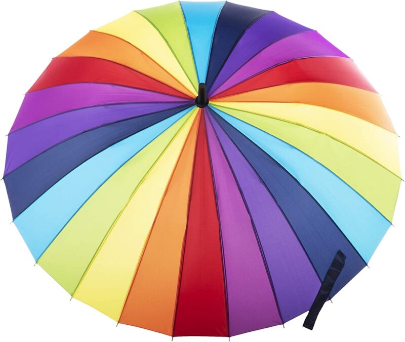 logo automatic oversized parasol
