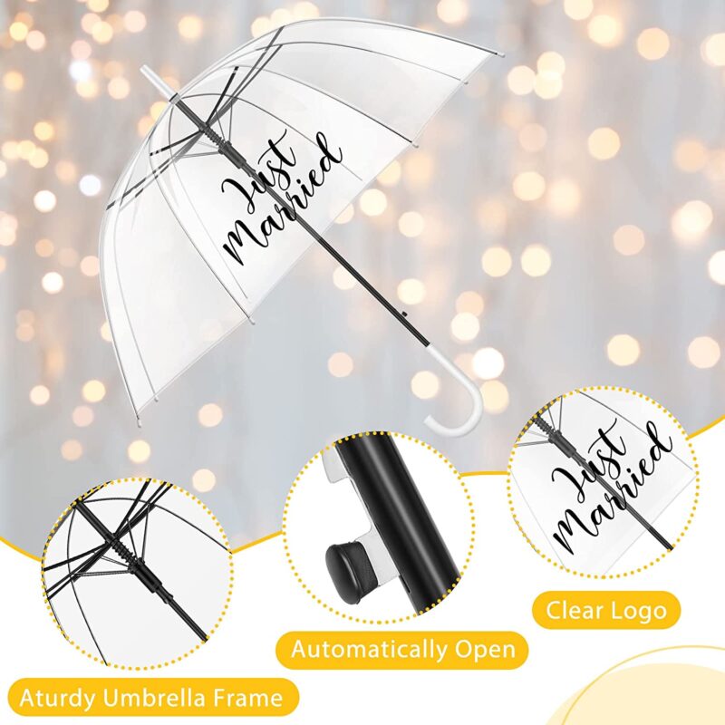 pcs clear bubble umbrella