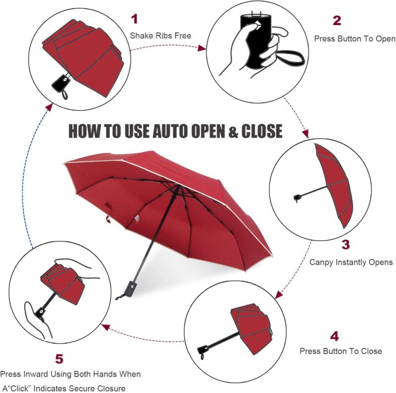 auto open close portable umbrella