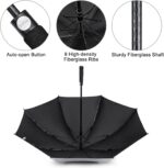62 inch windproof uv protection oversized golf umbrella
