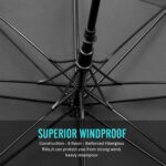 58 inch double canopy oversized golf umbrella