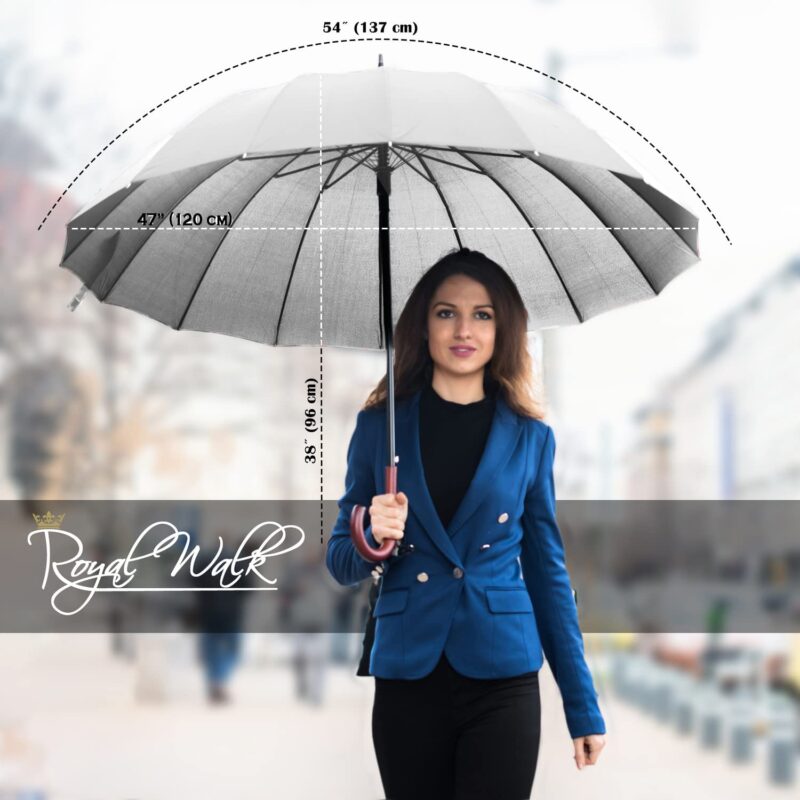54 inch automatic windproof oversized umbrella