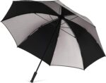 black silver white umbrella