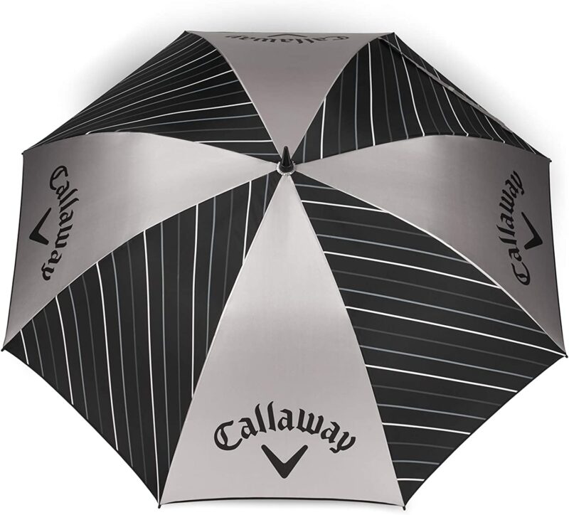 black silver white umbrella