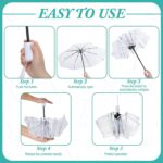 automatic clear wedding umbrella
