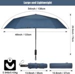 54 inch windproof compact oversized golf umbrella