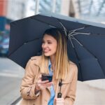 54 inch windproof compact oversized golf umbrella