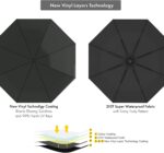 logo windproof compact portable folding umbrella