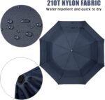 62 inch double canopy portable oversized golf umbrella