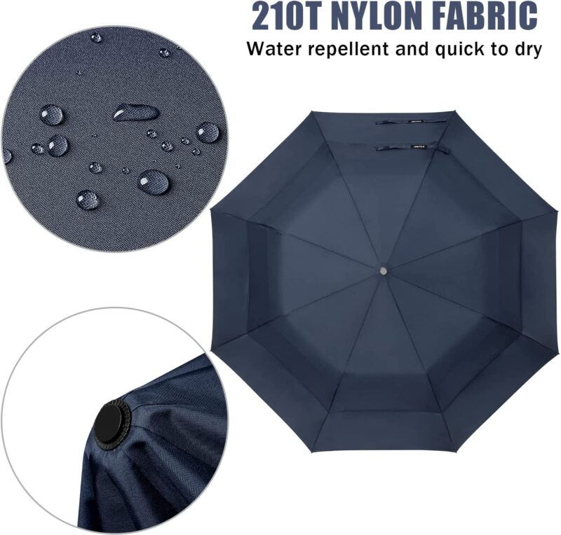 62 inch double canopy portable oversized golf umbrella